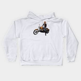 Motorcycle rider Kids Hoodie